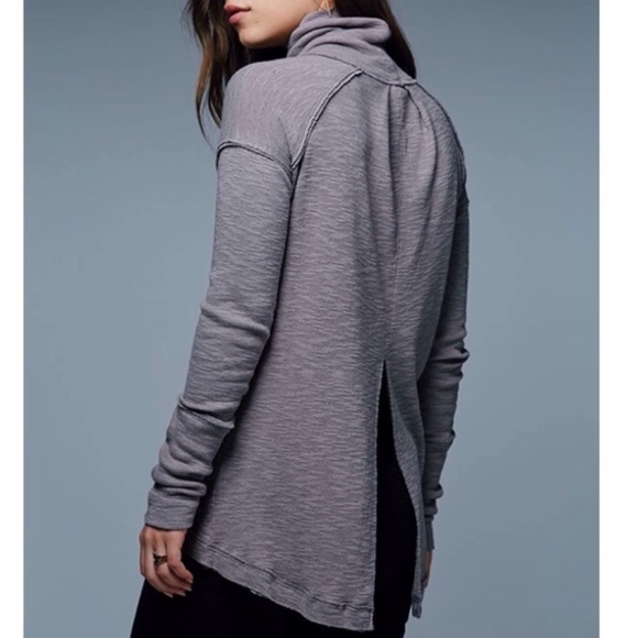 Free People Tops - Free People We The Free Split Back Turtleneck